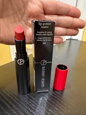 Giorgio Armani Lip Power Matte Lipstick -shade 405 powerful